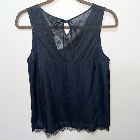 New Gap Lace Mesh Blouse Top - Picture 4 of 8